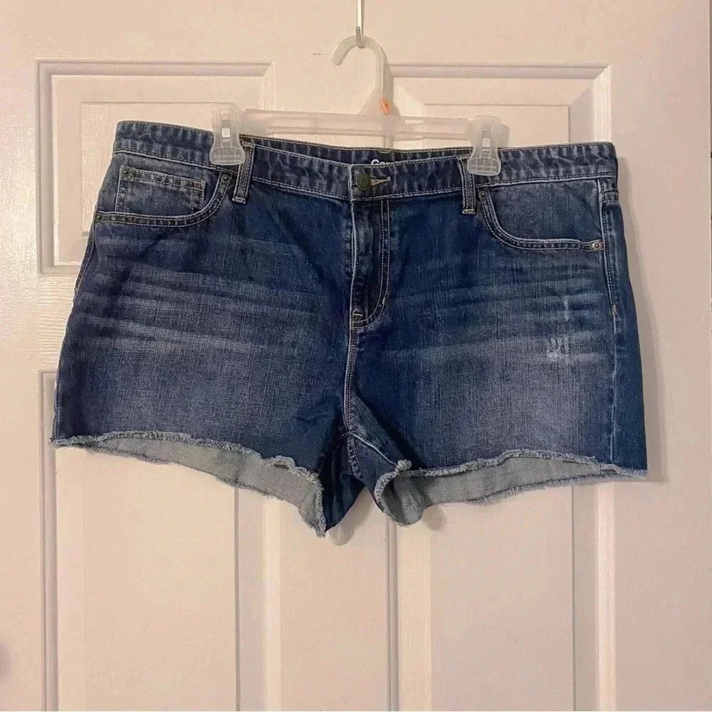 Gap Sexy Boyfriend Short Women's 18 High Rise Cutoff Distressed Festival NEW